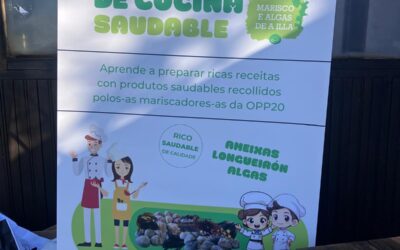 La OPP20 impulsa talleres infantiles de cocina saludable con marisco y algas para 190 escolares de A Illa